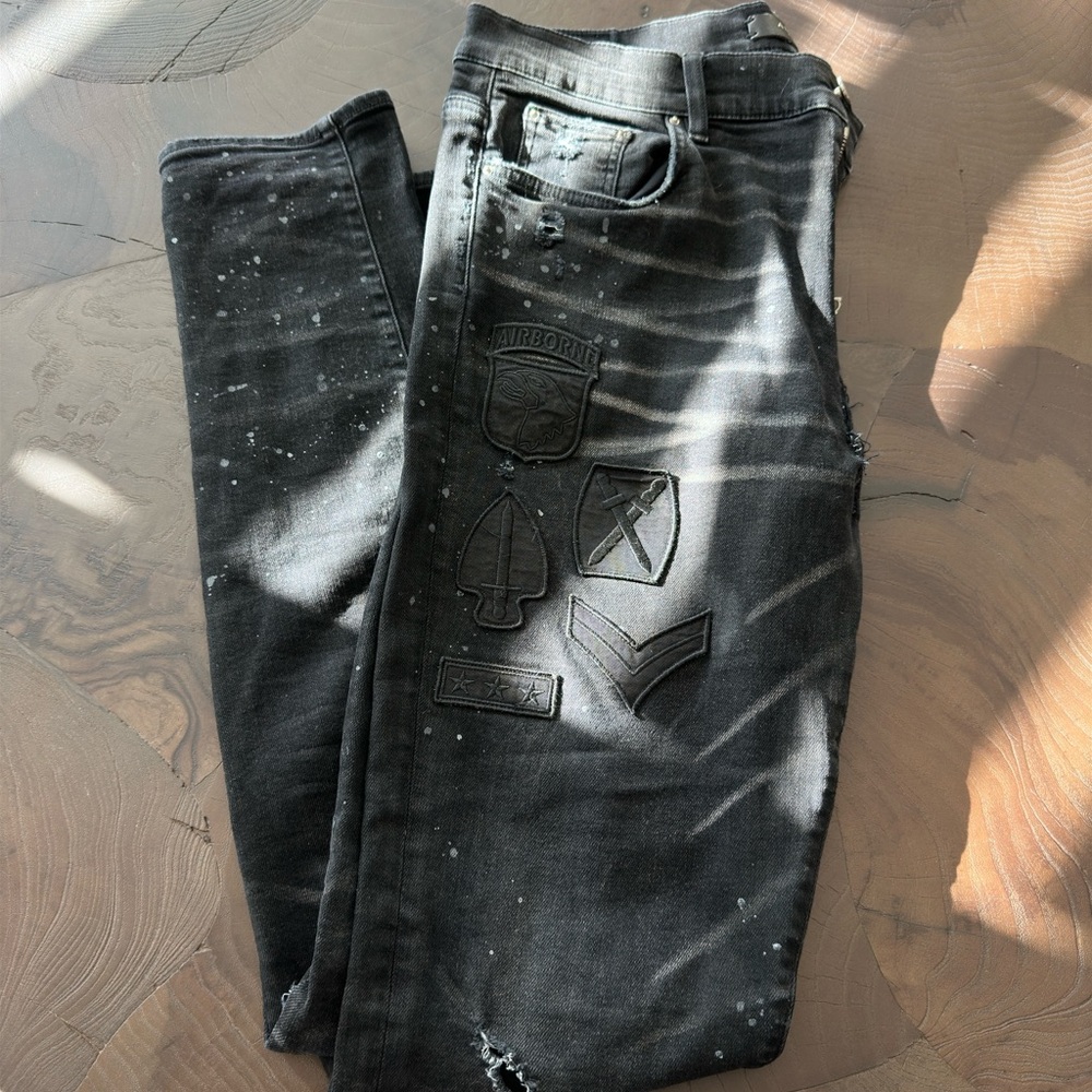 AMIRI Black Skinny Jeans